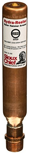 Soux Chief 653-B Hydra Ester Water Hammer Arrester for Piping Systems