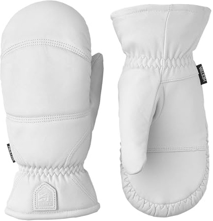 HESTRA Leather Box - mitt White - 10