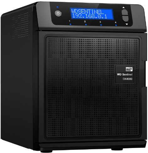 WD Sentinel DX4000 NAS Server di Archiviazione da 16 TB, USB 3.0, Nero