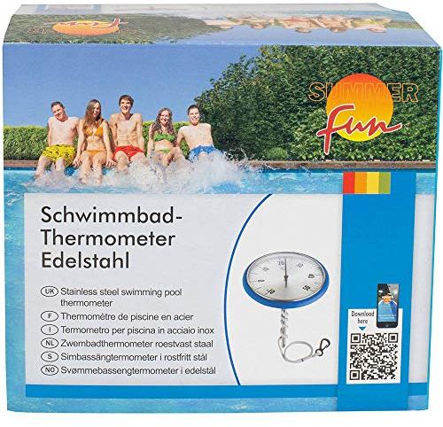 Schwimmthermometer Edelstahl