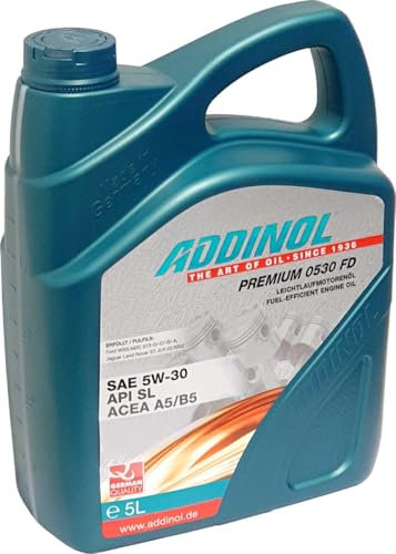 Addinol Motoröl Motorenöl Motor Motoren motor oil engine oil Benzin Diesel 5W-30 Premium 0530 FD 5L 72102881