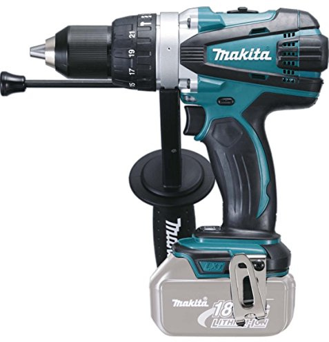 Makita DHP458ZJ Cordless Impact Drill Driver 18 V in Makpac Without Battery and Charger, 1 W