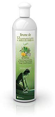 Camylle - Brume de Hammam Elinya - Fragrances à base d'Huiles Essentielles pour Hammams, Bains de Vapeur ou Douches Hammam - Amincissant aux arômes purs et intenses - 250ml