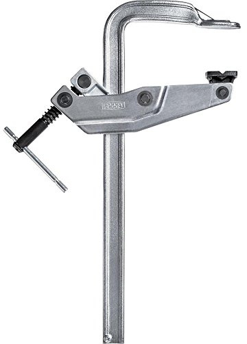 BESSEY Greifarmzwinge GRA60-12 600 mm Spannweite | 750 kg Spannkraft | Robuste Spannlösung für präzises Fixieren bei Schweißarbeiten dank geschützter Spindel und stabiler Bauweise
