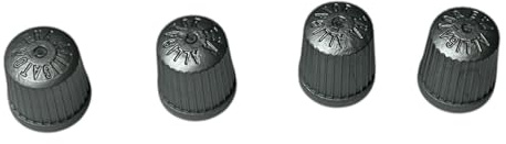 BMW TPMS Radventilkappen-Set, grau, 4 Stück