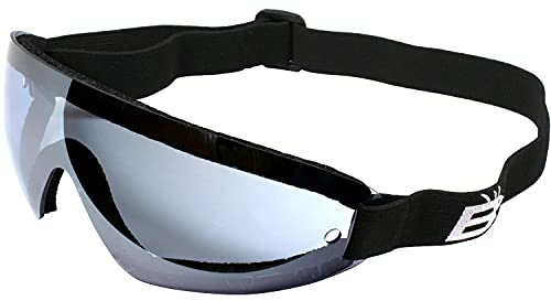 Birdz Eyewear - Wing Infinity - Blue Skies Mirror Anti-Fog Skydiving Goggle