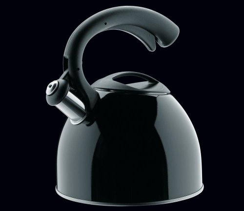 Cilio 430509 Bouilloire Acier Inoxydable/Laqué Noir