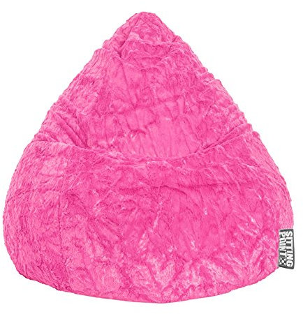 SITTING POINT only by MAGMA Sitzsack Fluffy XL ca. 220 Liter pink
