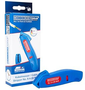 WEICON TOOLS Kabelmesser No. S 4-28 Multi | mit Abisolierfunktion im Gehäuse