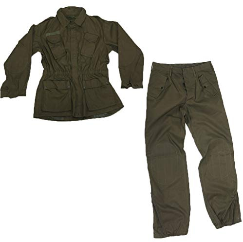 fratelliditalia.org Ensemble armée italienne veste de combat et pantalon Soft Air, vert, 52