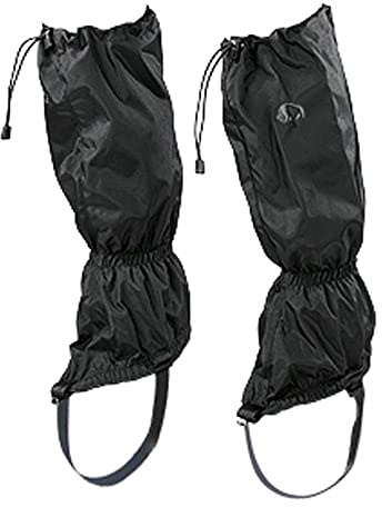 Tatonka Gaiter 420 HD (storlek L) – vattentäta, långa damasker med skorem och dragkedja – skyddar skor och byxben vid vandring och vandring – storlek L (svart)