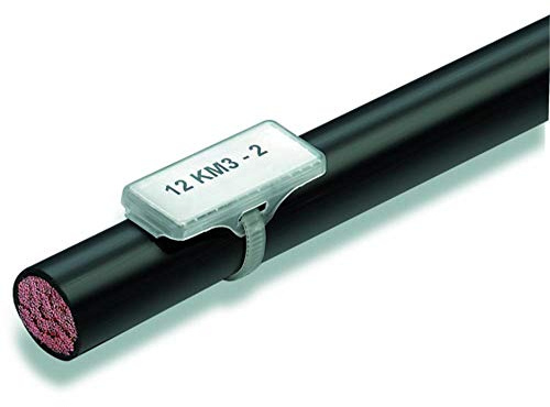 Weidmüller Etikettenhalter WKM 8/30 1631910000-50 Markierungsfläche: 8 x 30 mm transparent 50 Stück