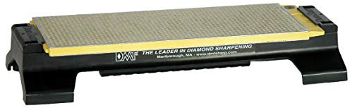 DMT W250CX-WB 10-Inch Coarse/Extra-Coarse DuoSharp Bench Stone with Base - Black