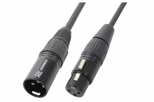 Power Dynamics Skytec Microphone Cable XLR Female to Male Lead 6m - Heavy-Duty Balanced Audio Signal Cable for Studio, Stage, PA Systems and Professional Audio Equipment