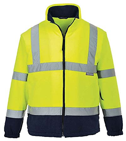 Portwest Polaire HiVis Bicolore, Couleur: Jaune/Marine, Taille: XL, F301YNRXL