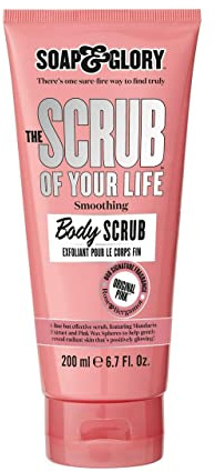 Soap & Glory Original Pink The Scrub Of Your Life Exfoliating Body Scrub - Smoothing & Buffing Vegan Scrub - Rose & Bergamot Body Polish with Shea Butter & Vitamin E (200ml)