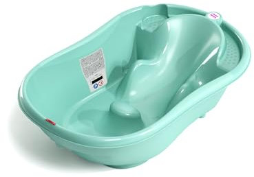 OKBABY Onda - Bañera con Diseño Ergonómico, para Bebés de 0 a 12 Meses, Turquesa