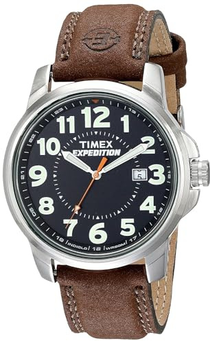 Timex Men's Expedition Metal Field Watch T44921PF with Black Dial
