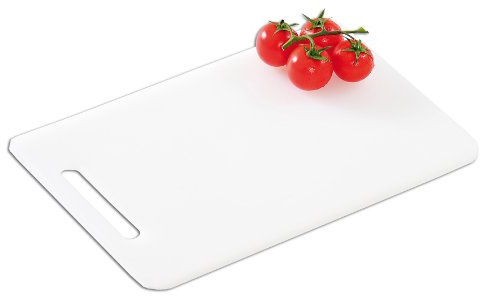 KESPER 30565 Tranchierbrett mit integriertem Griff, PE-Kunststoff, Maße: 34 x 23 x 0.9 cm