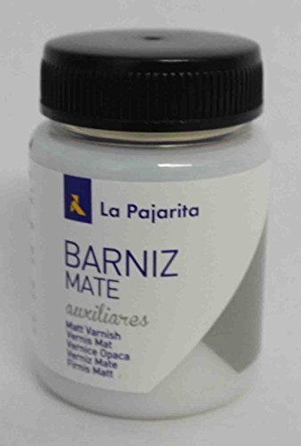 Bote de Barniz Acabado Mate 75ML La Pajarita Efecto Mate, incoloro