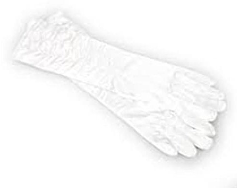 Lange Geraffte ABENDHANDSCHUHE ERHALTBAR IN 5 Farbe WEIß