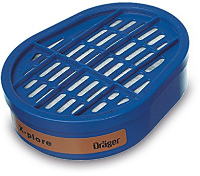 Dräger Gasfilter A1B1E1K1 (1 Paar) - Medium, Blau