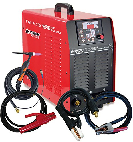 Stayer Welding – TIG 200 AC/DC HF PULSED Inverter Schweißen TIG 200 (40%) A 0.5 – 2.4 mm 27 kg kva6