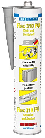 WEICON Flex 310 PU 300 ml grau – Montagekleber & Dichtstoff für Holz, Metall, UVM