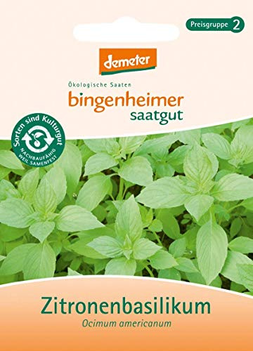Bingenheimer Saatgut Zitronenbasilikum (1 Stück 1 Stück) - Bio