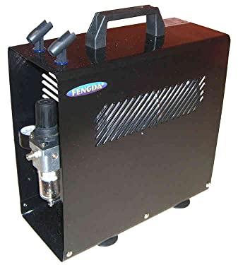 Hobby AIRBRUSH Aérographe compresseur avec cuve Fengda® AS-189 A