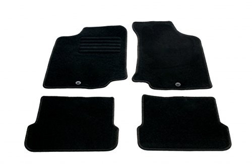 Voiture 4 Pièces sur mesure, Tapis de sol velours noir