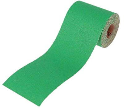 Faithfull FAIAR1040G 10M Extra Coarse (40 Grit) Sandpaper Roll Green (Pro) 115mm x 10M