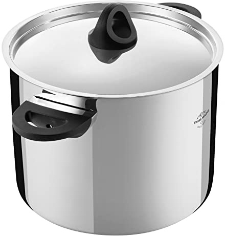 Kuhn Rikon Pasta Pot Luna 6,5L/22cm, Stainless Steel, Silver, 34 x 24 x 23 cm