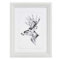 WOLTU Cornice per Foto 20x30cm, Portafoto in Legno Massello e Pannello in Plastica, Cornice da Parete e Tavolo, Collage Foto, Bianco
