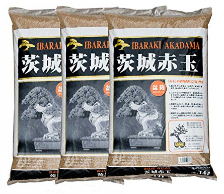 42litres pour arbre bonsaï Akadama terreau (3sacs)