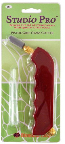 Studio Pro Pistol Grip Glass Cutter with Oil Reservoir