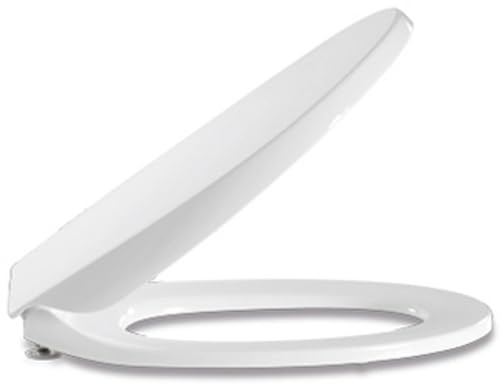 Pressalit Calmo 556 WC-Sitz (Farbe Weiß, mit Absenkautomatik, mit Scharnieren aus Edelstahl) 556000-D15999