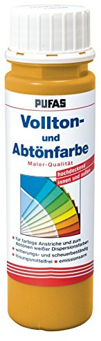 PUFAS Vollton- und Abtönfarben ocker 0,25 Liter