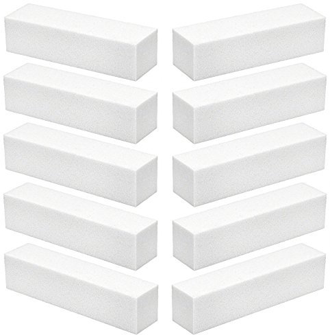 Ocibel 4 Faces 100 Bloc Polissoir Blanc 10 Pièces