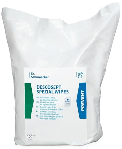 DESCOSEPT SPEZIAL WIPES 100 Tücher Nachfüllpack Schnelldesinfektionstücher