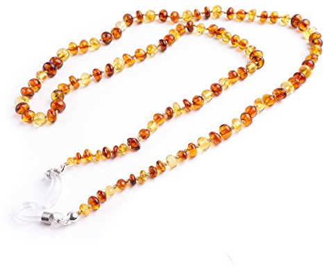 MyBernstein Bernstein Bernstein Brillenkette,Brillenband (Bernsteinschmuck 90008)
