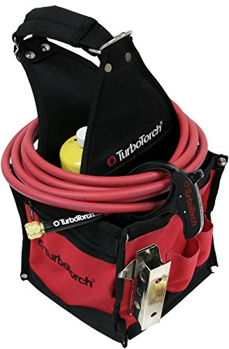 TURBOTORCH 0386-1397 PL-DLXPT Deluxe Self-Lighting Portable Torch Kit, Propane/Mapp-Pro, Includes Soft Tool Bag, H-4 Handle, STK-R Regulator, TS-12 Hose, Clamp, PL-812 Heat Shield, PL-3T/PL-3T Tips
