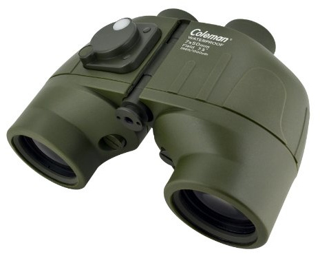 Coleman cs750wpif Signature 7 x 50 Fernglas Wasserdicht mit integrierter KOMPASS (grün)