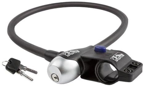 M-Wave 12.6 Kabelschloss, schwarz, One Size
