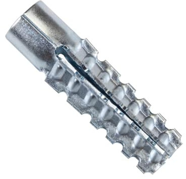 PARCO Gasbetondübel 6x32 mm - Stahl verzinkt - 50 Stück Porenbetondübel Metalldübel