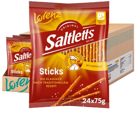 LORENZ | Saltletts Sticks Classic | 24 x 75 g | vegan