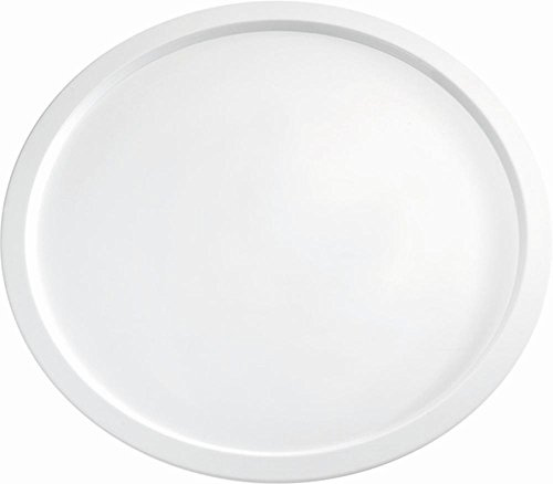 APS 83869 Tablett PURE, Ø 38 cm, Höhe 2,5 cm, Melamin, weiß
