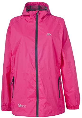 Trespass Qikpac Jacket Vestes coupe-pluie Rose FR : M (Taille Fabricant : M)