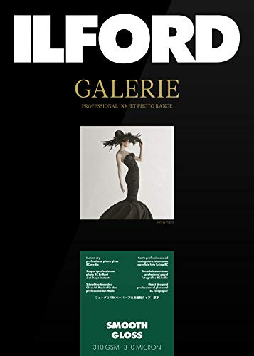 Ilford 2001735.0 Prestige Smooth Gloss Paper, 310g, 25 Blatt, A3, 29,7 x 42 cm