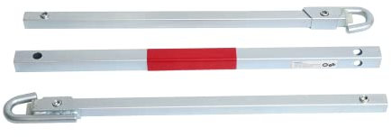 Dapetz ® 2 Tonne Recovery Tow Bar 3 Part for Towing Cars and Vehicles Towi Pole Pulls Steel Spring Damper Emergency Breakdown Stabilizer for Car Truck Van